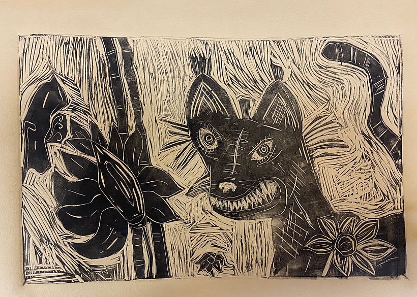 Mi proyecto del curso: Grabado en relieve y estampación contemporánea 3