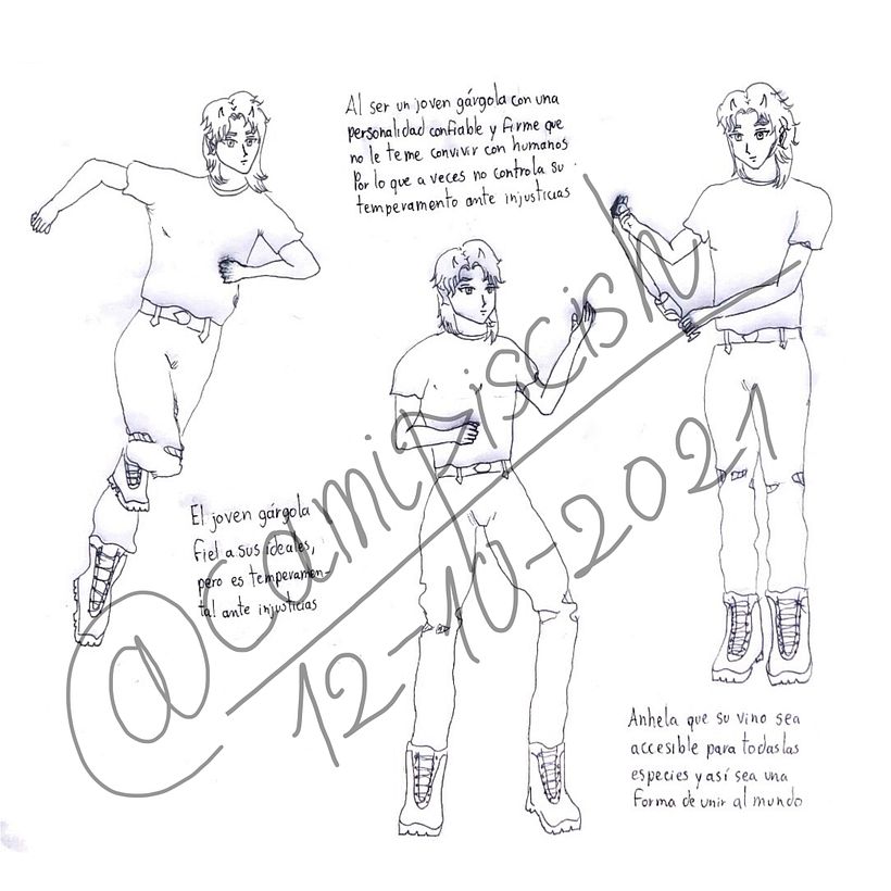 Mi Proyecto del curso: Creación de personajes manga 2