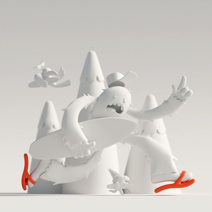 Clay version - start adding color