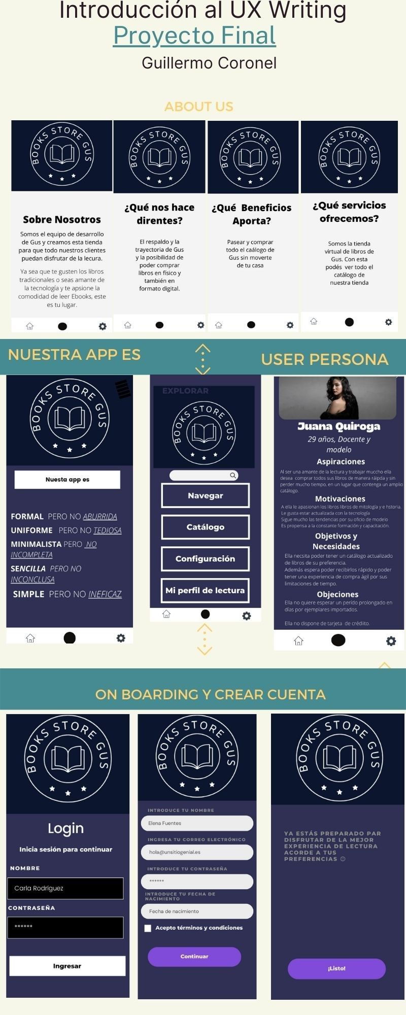 Mi proyecto del curso: Introducción al UX Writing 3