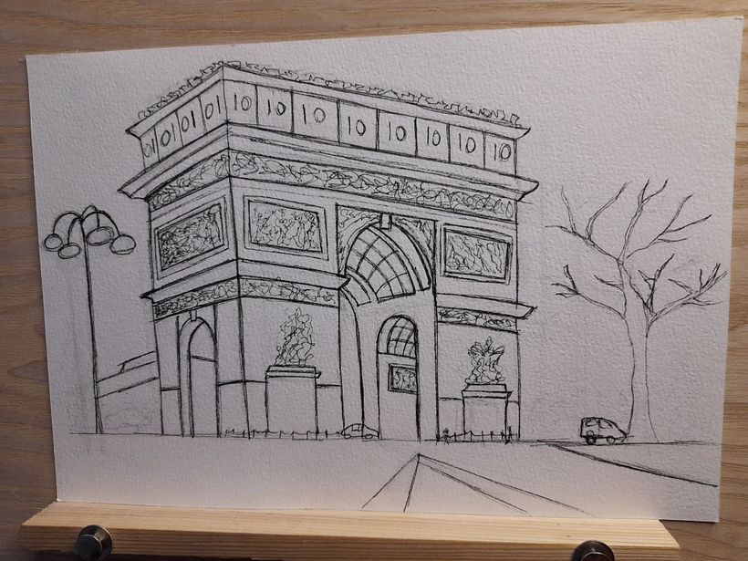 My project: Architectural drawing with watercolor and ink_Nuria Marengo 4