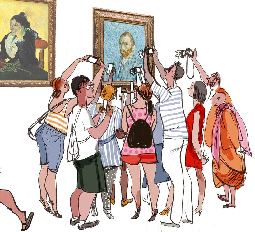 At the Musee D'Orsay, Paris