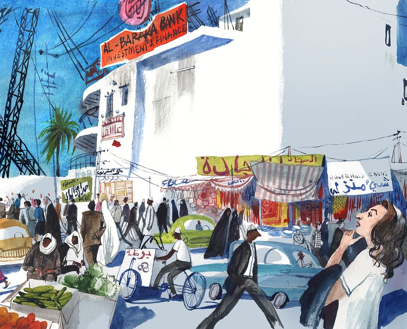 Zaha as a Young Woman in Baghdad