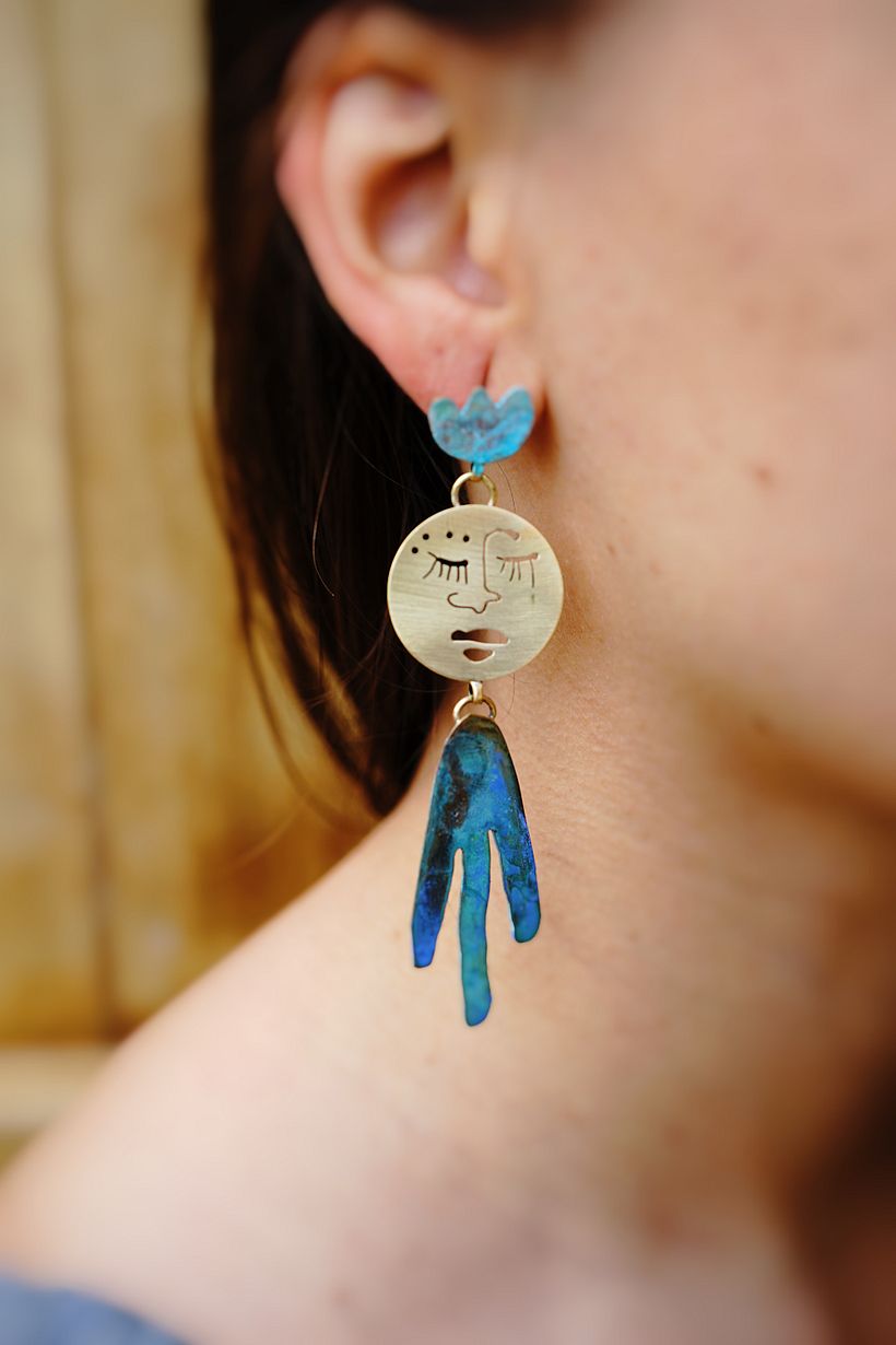 posidonia con patinas azules 