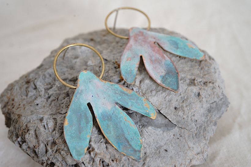 pisadas de pájaros con patinas 