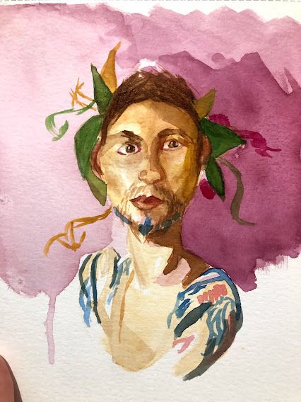 Meu projeto do curso: Retrato em aquarela 3