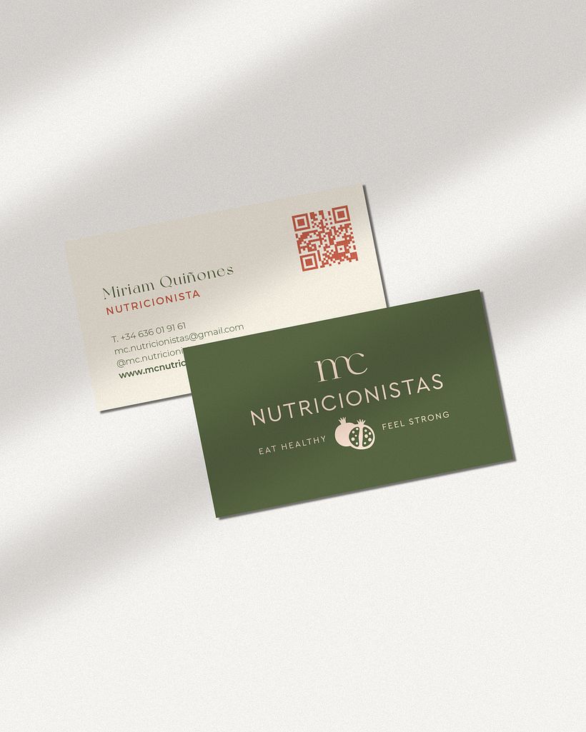 Diseño de logo e identidad corporativa: mc nutricionistas 6