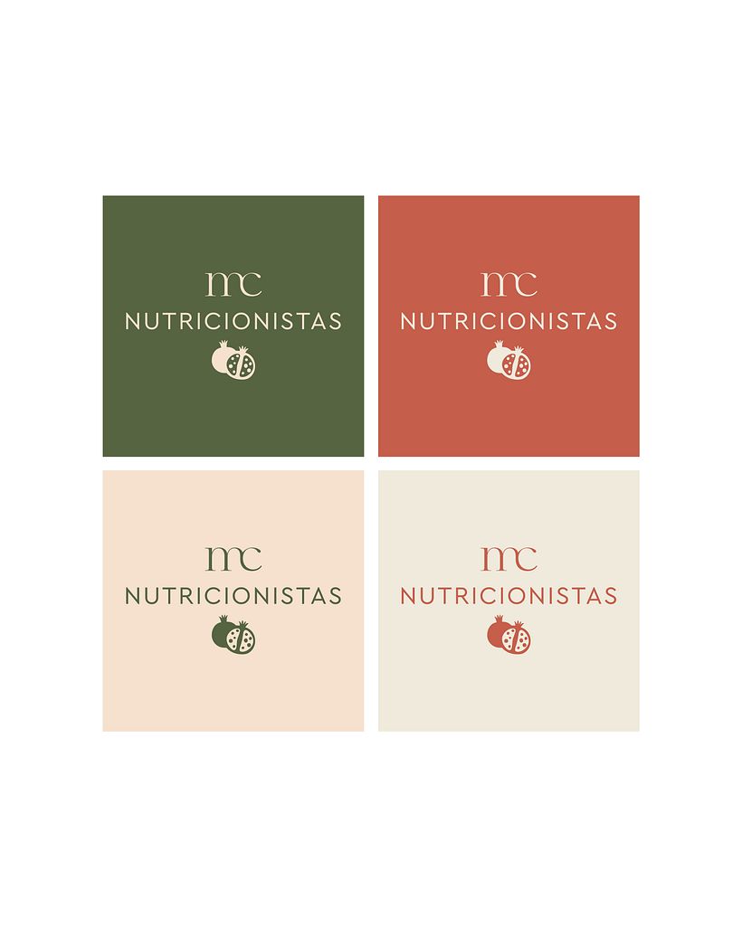 Diseño de logo e identidad corporativa: mc nutricionistas 4