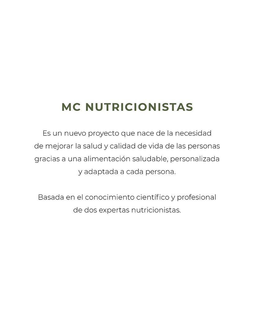 Diseño de logo e identidad corporativa: mc nutricionistas 2