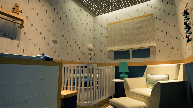 Quarto com temática de Navegação 6