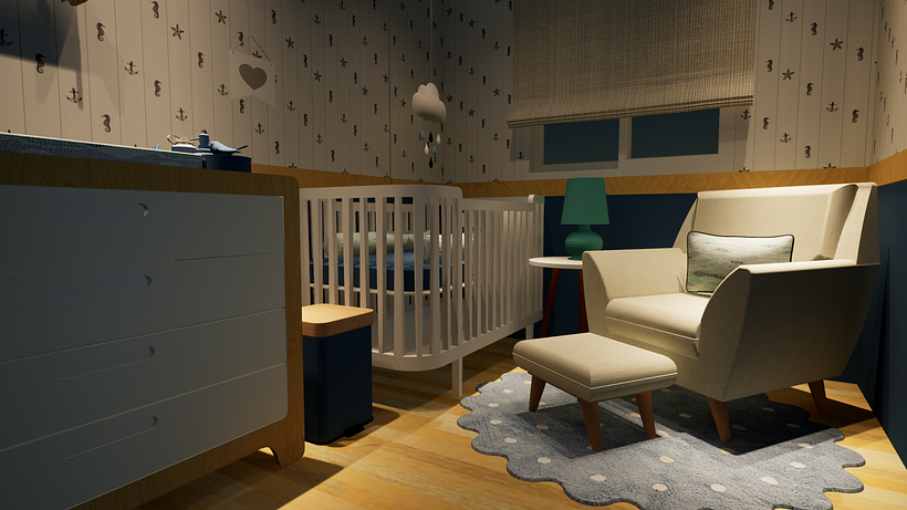 Quarto com temática de Navegação 2