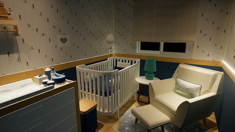 Quarto com temática de Navegação 3