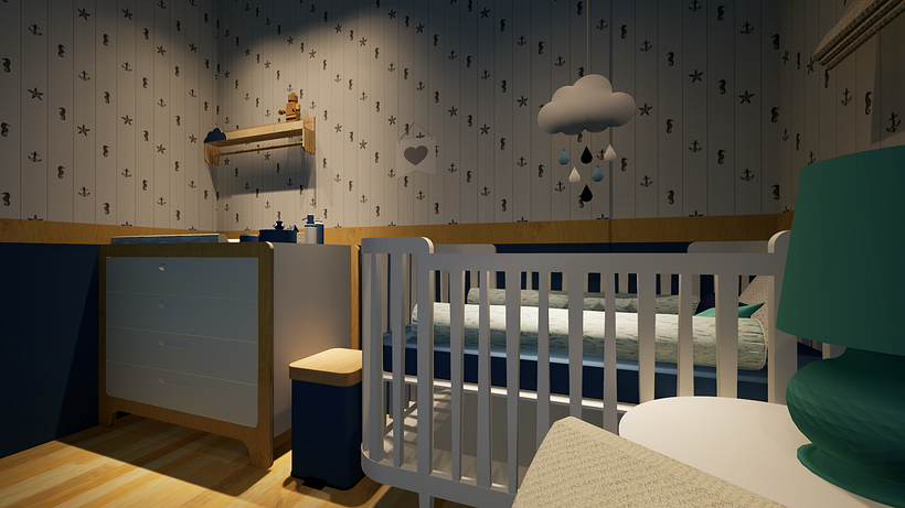 Quarto com temática de Navegação 4