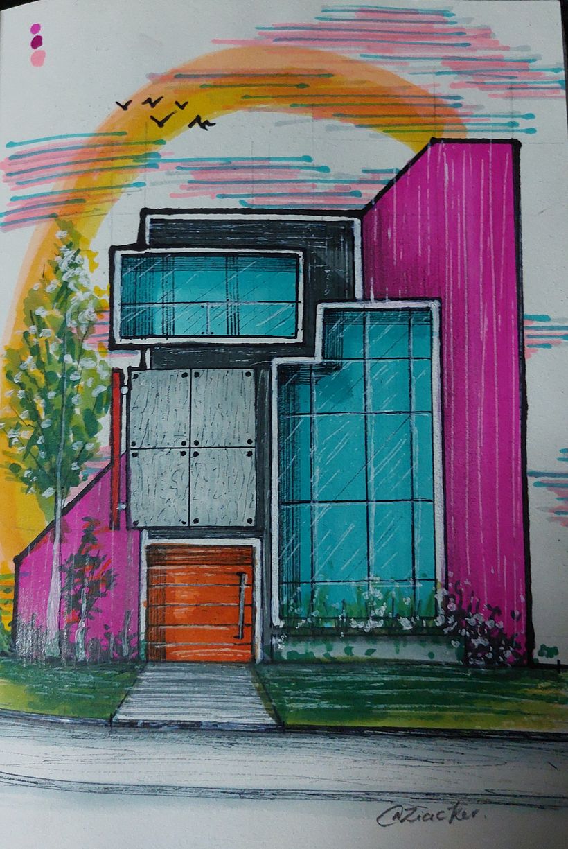 My project for course: Introduction to Freehand Architectural Design 1