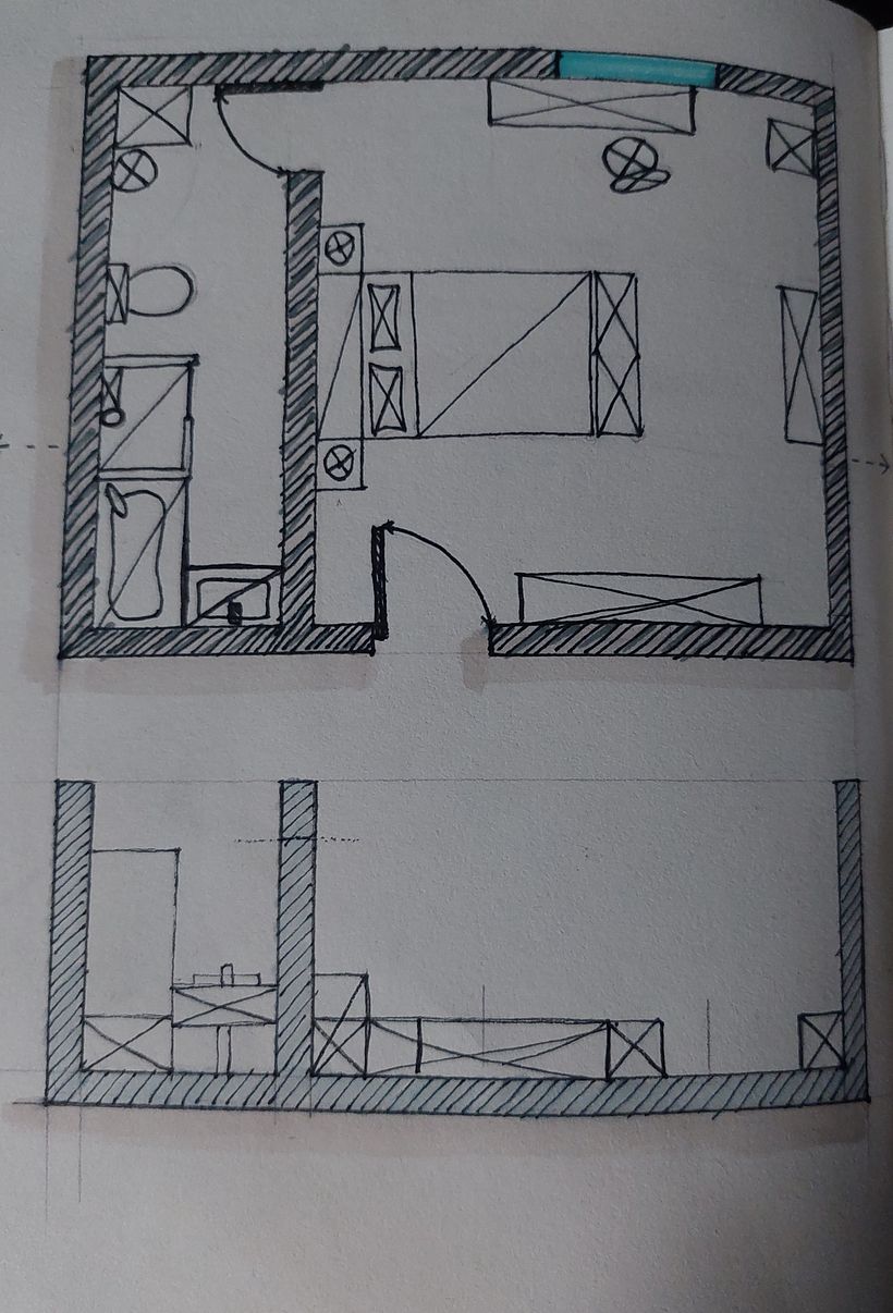 My project for course: Introduction to Freehand Architectural Design 7