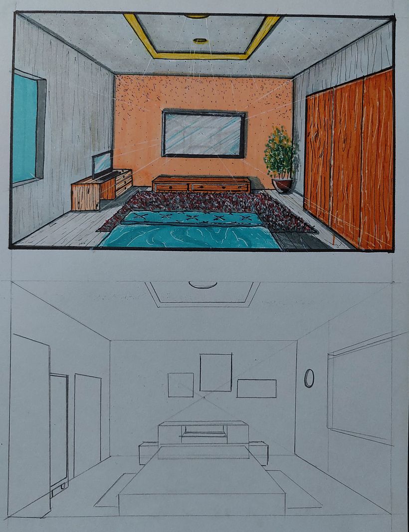 My project for course: Introduction to Freehand Architectural Design 14