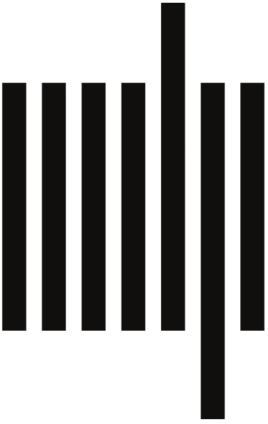 MIT Press logo, designed by Muriel Cooper. Image credit: courtesy MIT Press.