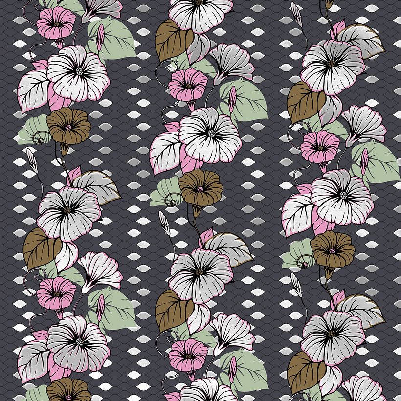 Ilustración, patrones de diseño textil Mitex Holland 6
