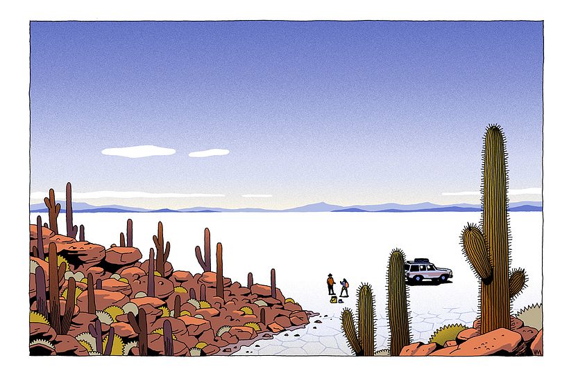 Uyuni salt flat (Bolivia)