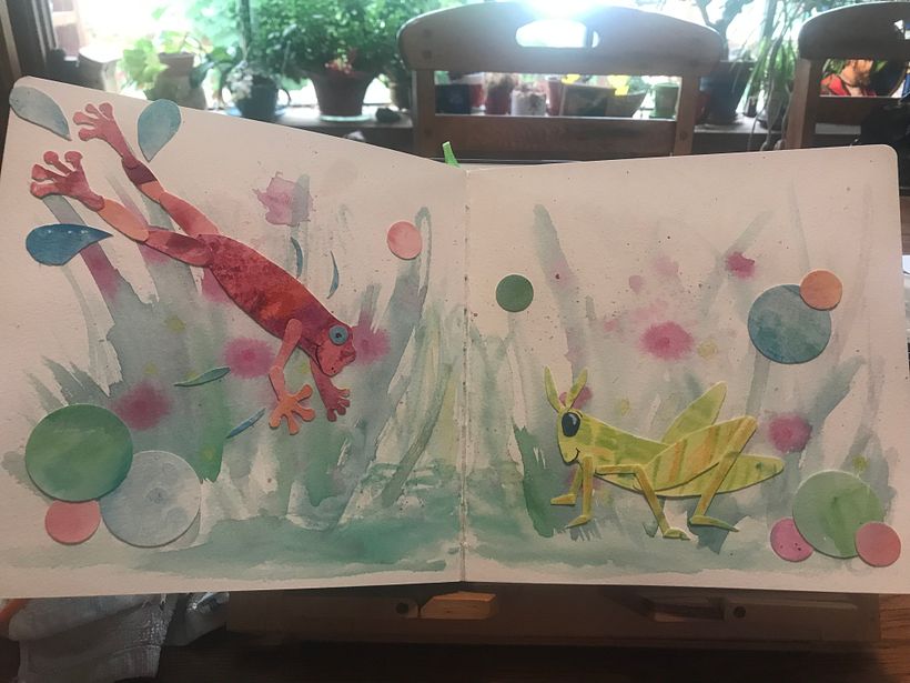 Project for beginners watercolor course with Laura McKendry 13