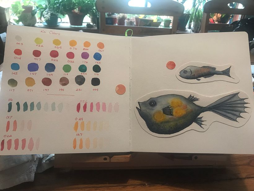 Project for beginners watercolor course with Laura McKendry 14