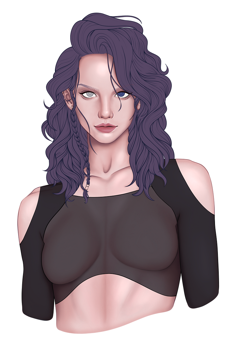 My project for course: Female Character Portraits in Procreate 7