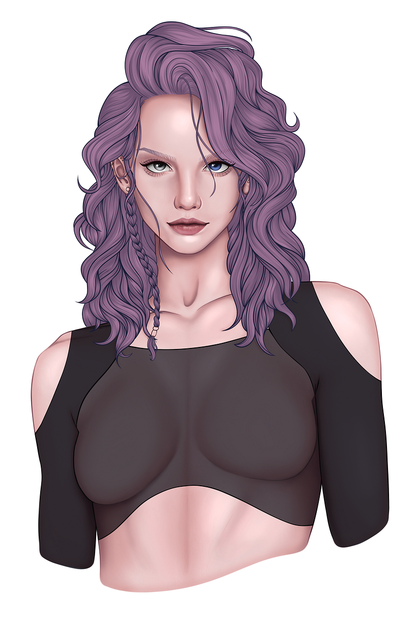 My project for course: Female Character Portraits in Procreate 6