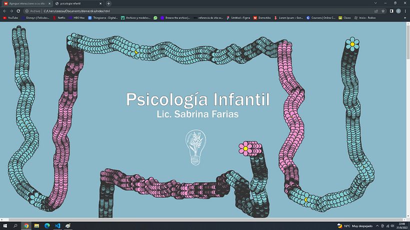 Mi proyecto del curso: Diseño web creativo: planificación y programación desde cero 1