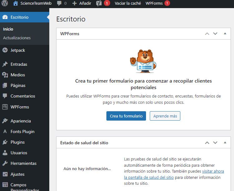 Mi proyecto del curso: Creación de una web profesional con WordPress 14