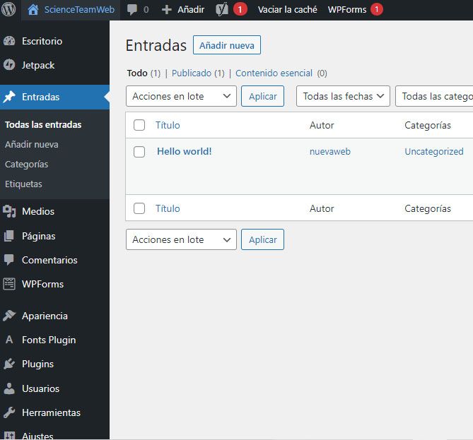 Mi proyecto del curso: Creación de una web profesional con WordPress 15