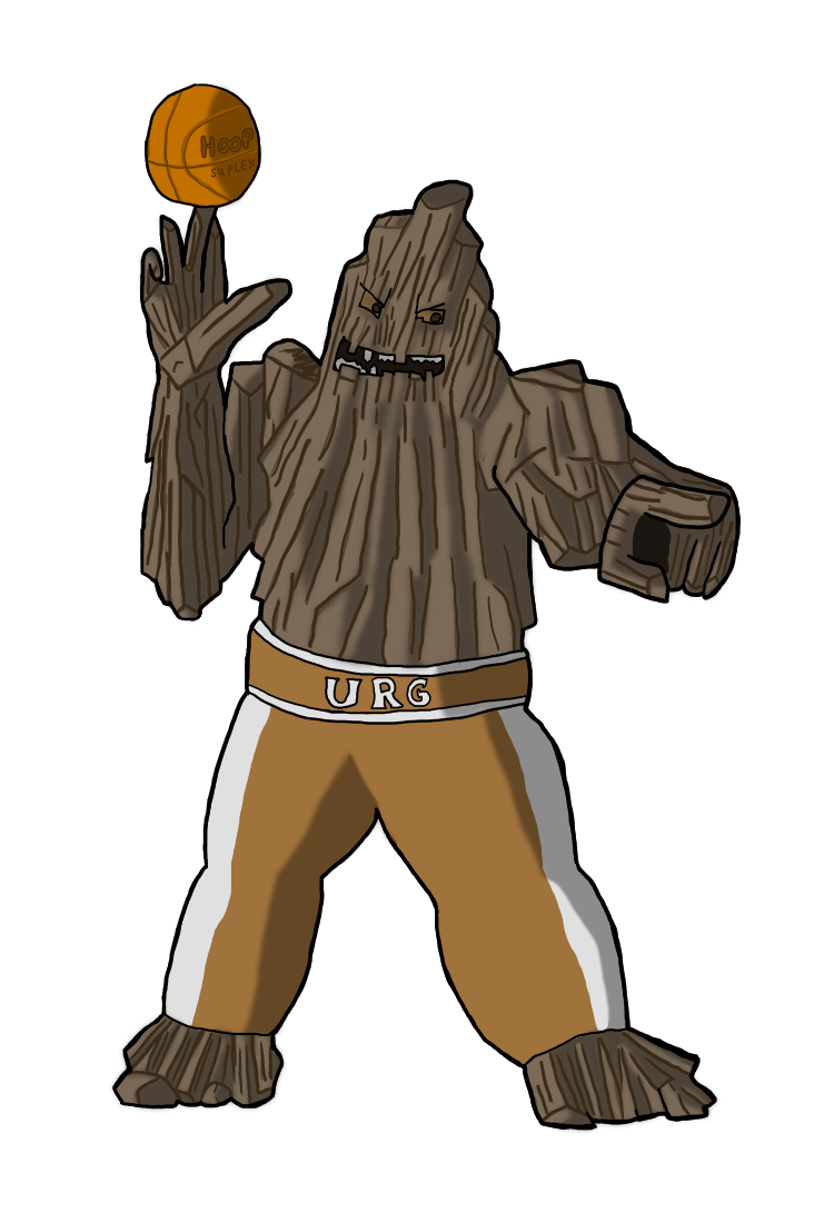 Urg: An aggracon (rock person) powerhouse wrestler who is literally a chip of the old block that is his father.