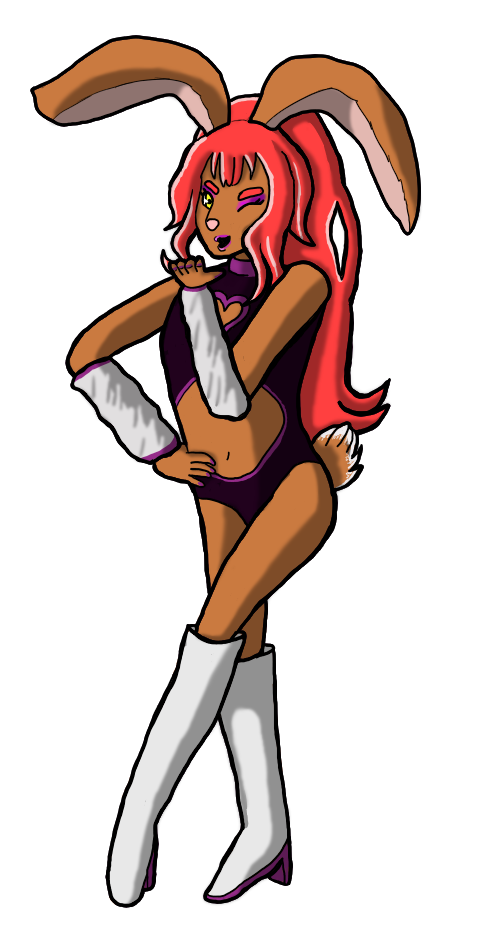 Bumper Meatball: A loplan (rabbit person) idol who fights in the wrestling ring with style and flair.