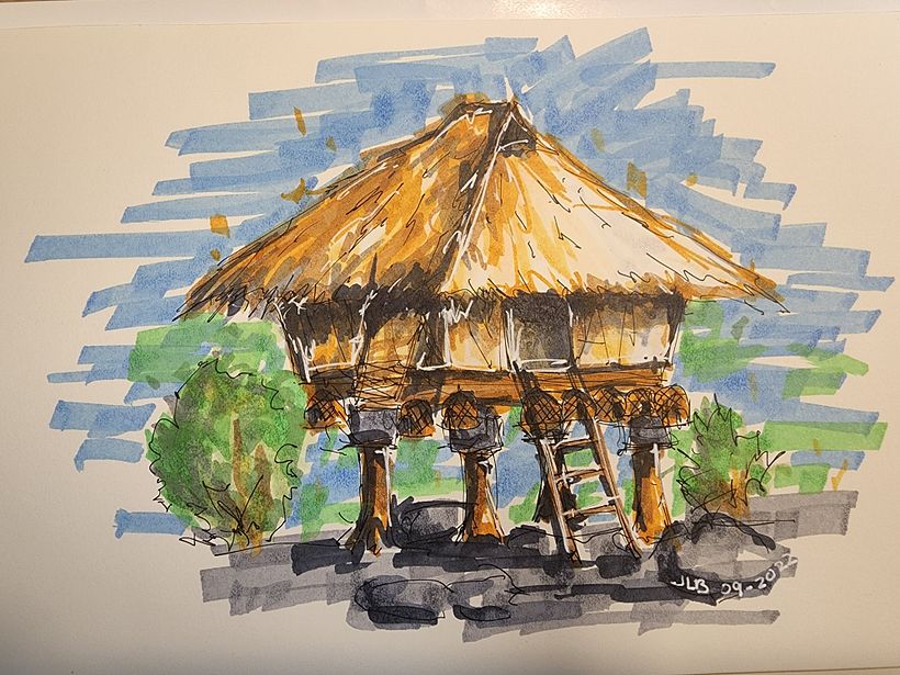 My project for course: Expressive Architectural Sketching with Colored Markers 4