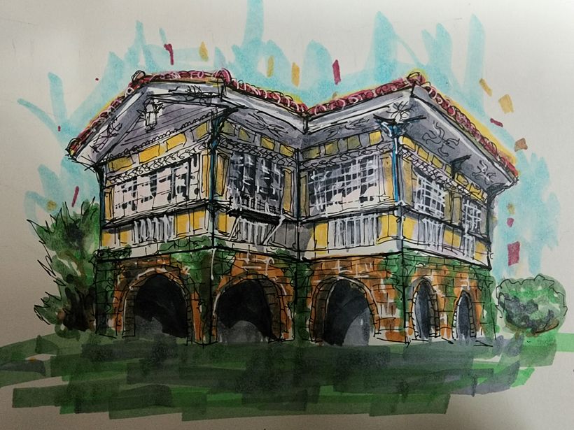My project for course: Expressive Architectural Sketching with Colored Markers 5