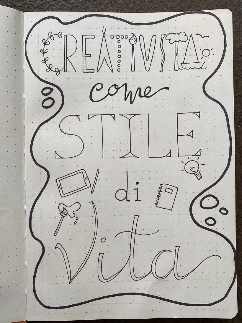 My project for course: Creative Lettering: Draw Words with Style 1