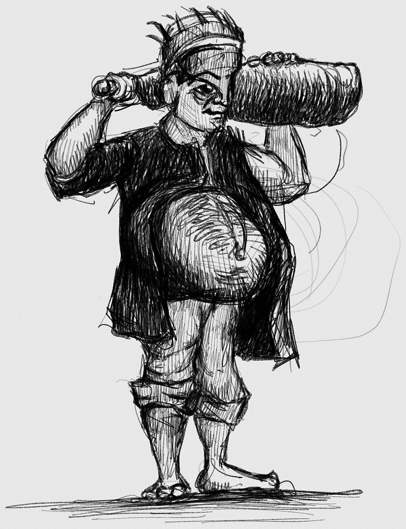 I aim to be someone who can translate his weird imagination onto the paper using art. For various productions!