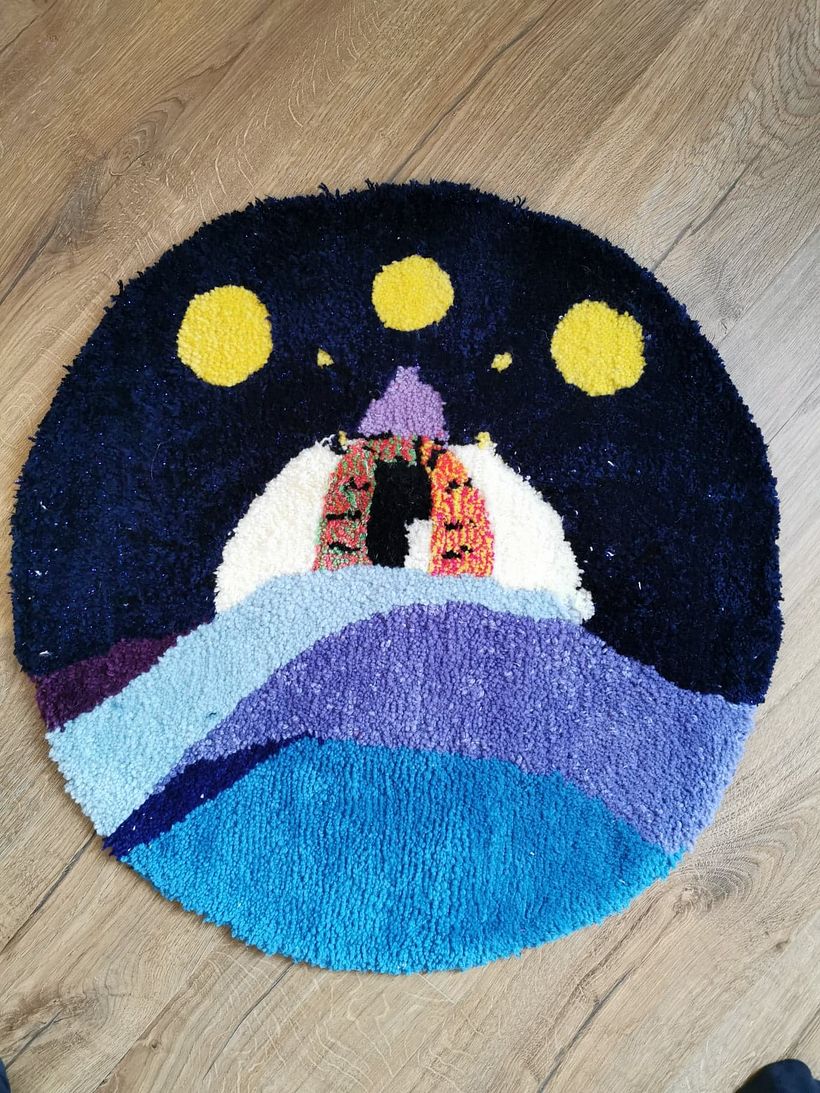Mon projet du cours : Technique du tufting pour la création de tapis 2