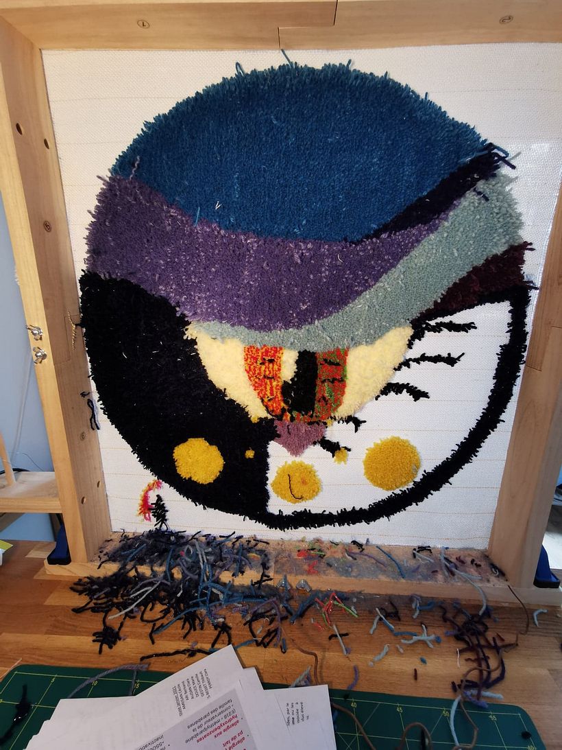 Mon projet du cours : Technique du tufting pour la création de tapis 4