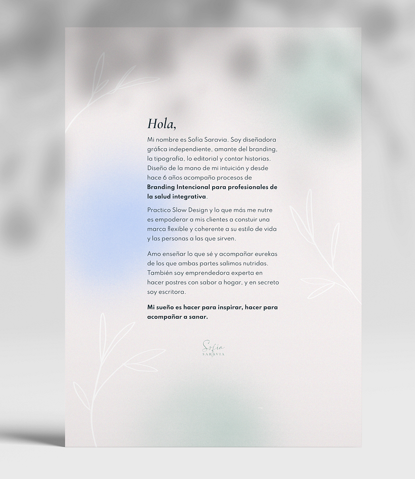 Hacer para inspirar, hacer para acompañar a sanar
