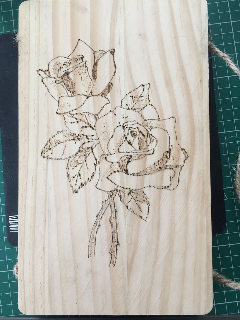 My project for course: Pyrography 101: Woodburning Illustration Techniques 3