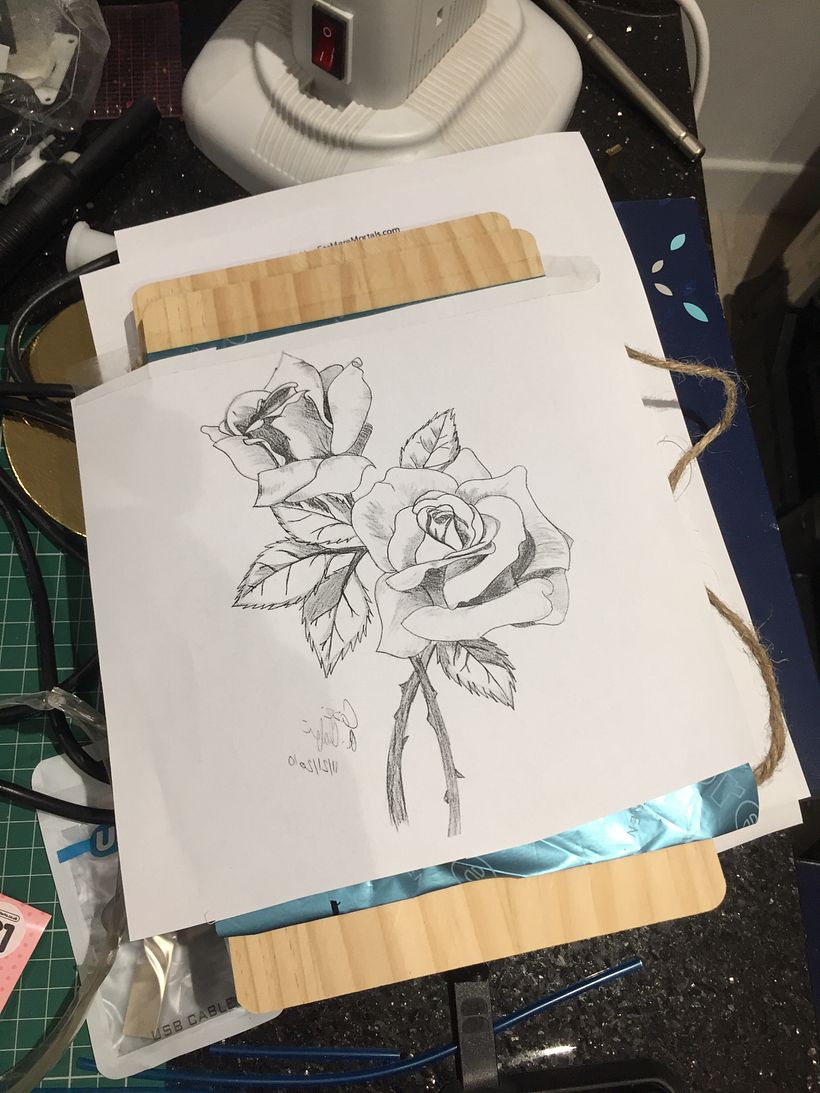 My project for course: Pyrography 101: Woodburning Illustration Techniques 1