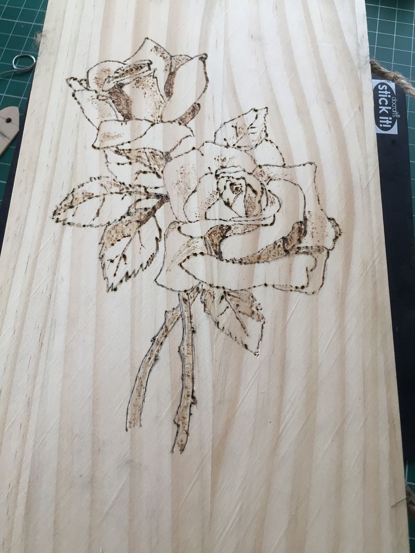My project for course: Pyrography 101: Woodburning Illustration Techniques 4