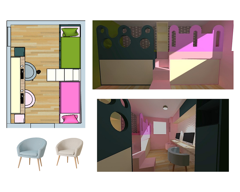 My project for course: Designing Spaces with Colors and Shapes 2