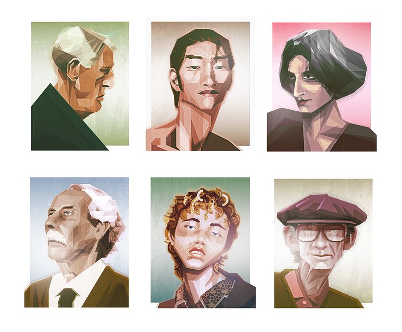 Retratos vectoriales 2