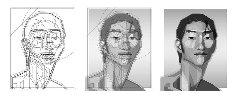 Retratos vectoriales 5