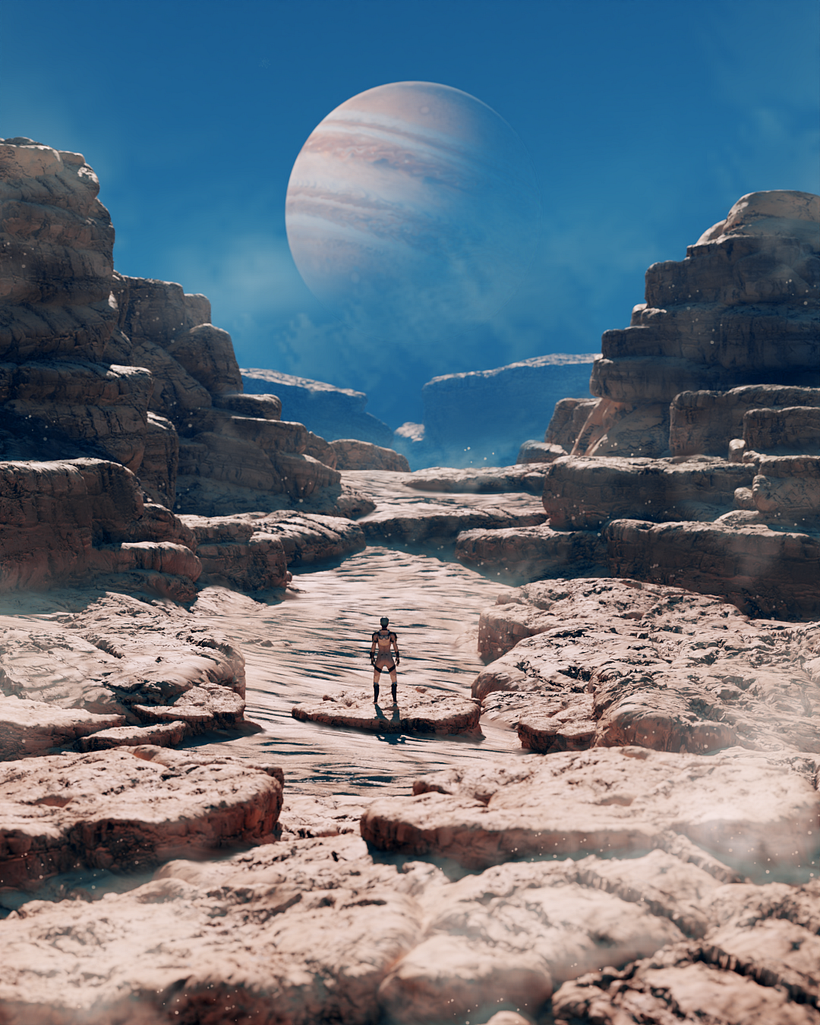 Meu projeto do curso: Ilustração fantástica 3D com Blender 1