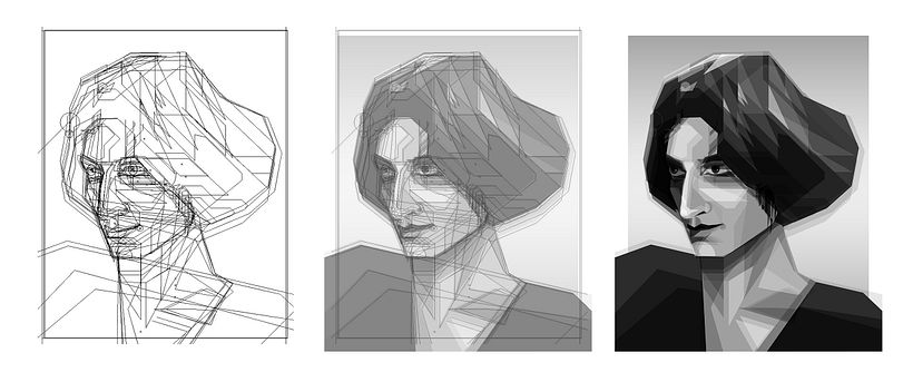 Retratos vectoriales 8