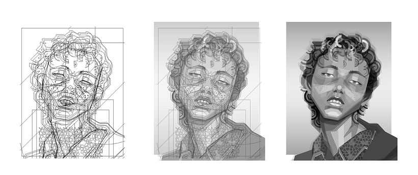 Retratos vectoriales 11