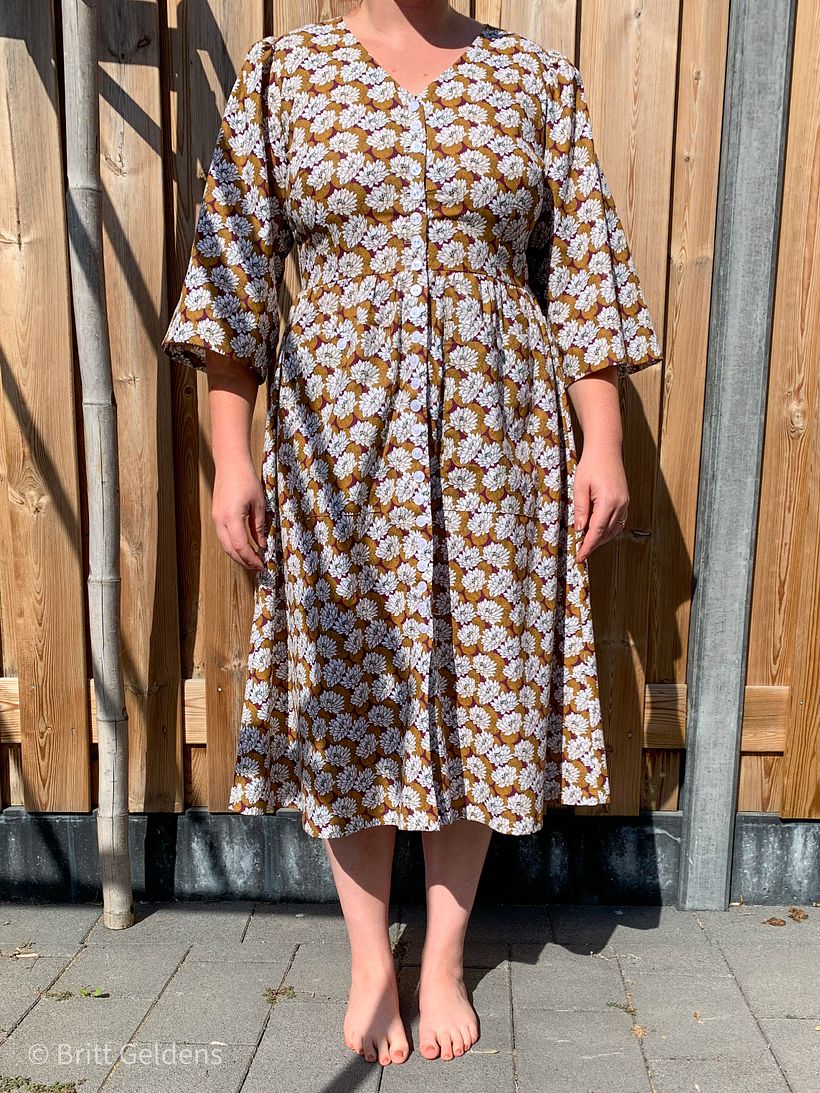 Mijn project van de cursus: Naaimachines voor beginners: maak je eerste jurk 3