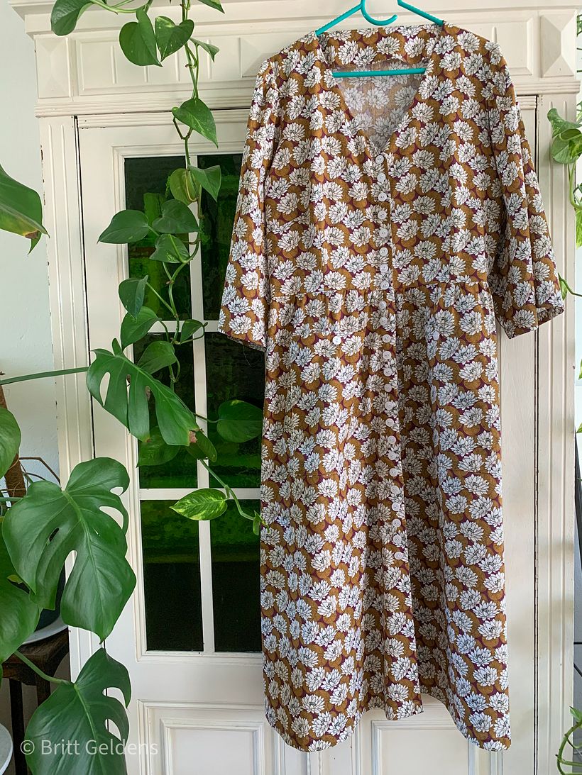 Mijn project van de cursus: Naaimachines voor beginners: maak je eerste jurk 6